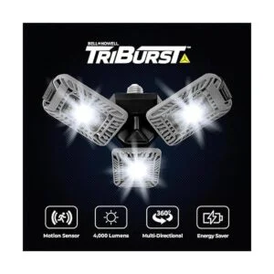 TRIBURST con sensor de movimiento de BellHowell Luz LED_7