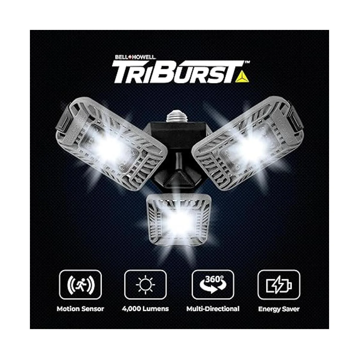 TRIBURST con sensor de movimiento de BellHowell Luz LED_7