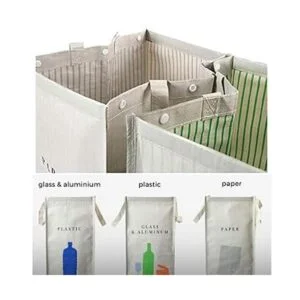 Signim 216 bolsas de basura separadas de reciclaje para_4