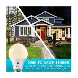 Luxrite Bombillas LED A19 del atardecer al amanecer_2