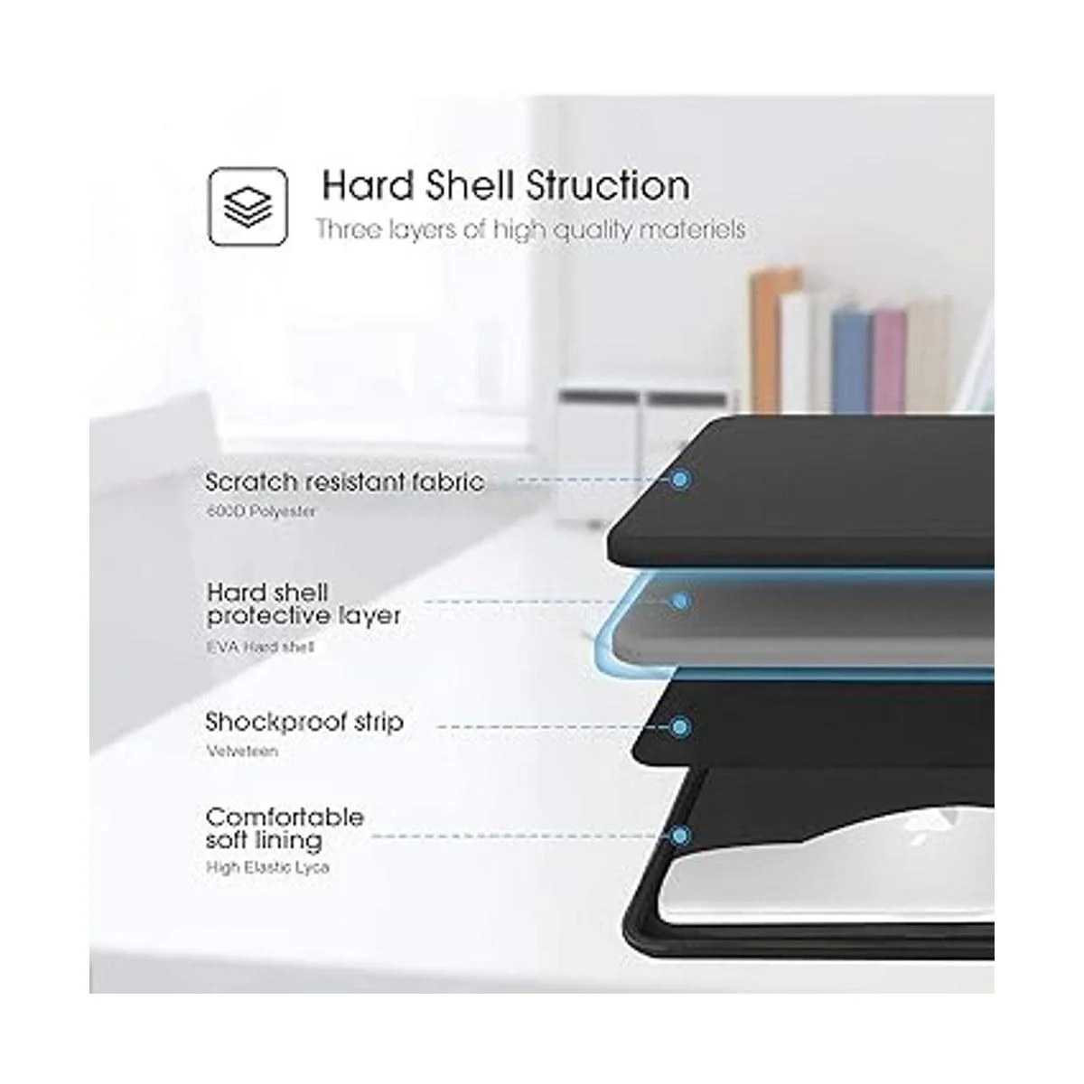 Smatree Funda rígida para laptop de 15 pulgadas solo para_3