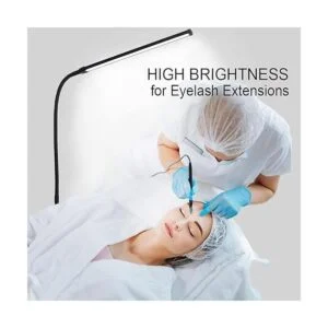 Lámpara de pie LED brillante ajustable cuello de cisne luz_2