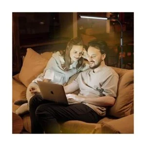 Lámpara de pie LED brillante ajustable cuello de cisne luz_4