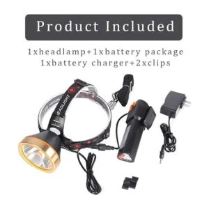 Yongkist Super brillante faro de alta potencia recargable_3