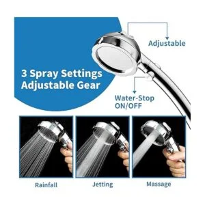 Hibbent Juego de accesorios de rociador de ducha para_2