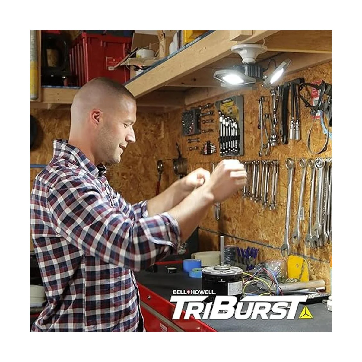 TRIBURST con sensor de movimiento de BellHowell Luz LED_6