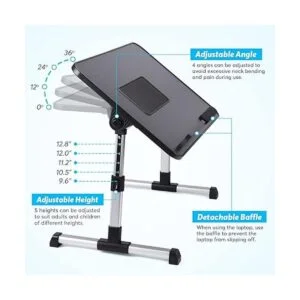 Slendor Escritorio ajustable para laptop mesa de cama_3