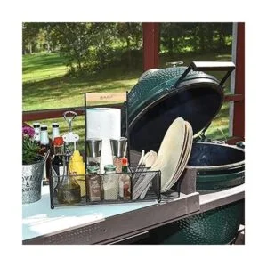 OMAIA Carrito de barbacoa y picnic con soporte para_4