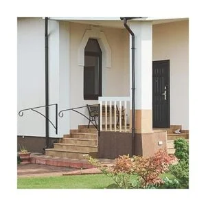 SCIEO Pasamanos negros de un solo escalón barandilla_5