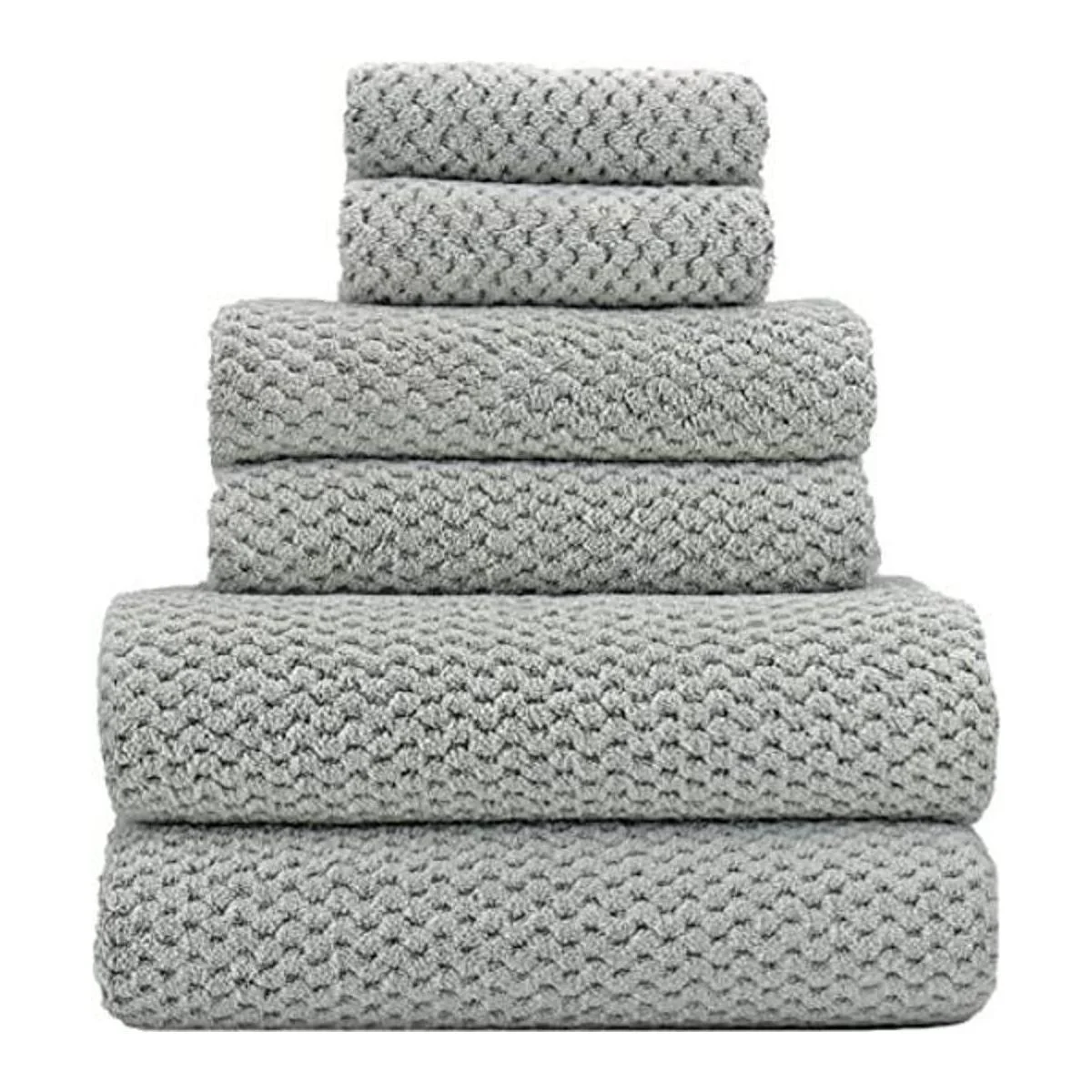 YTYC Juego de 6 toallas de baño grandes de 29 x 59_1
