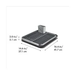 OXO Good Grips Escurridor de platos plano plegable de_6