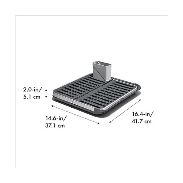 OXO Good Grips Escurridor de platos plano plegable de_6