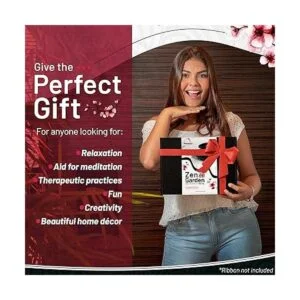 Allowander Zen Garden para escritorio bandeja de arena de_5