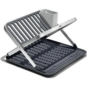 OXO Good Grips Escurridor de platos plano plegable de_1