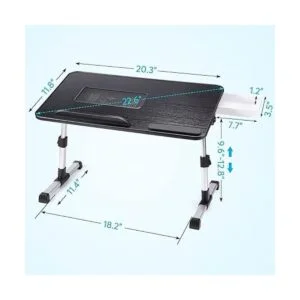 Slendor Escritorio ajustable para laptop mesa de cama_6