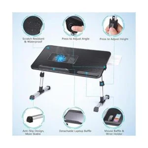 Slendor Escritorio ajustable para laptop mesa de cama_2