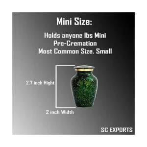 SCEXPORTS Forever Mini urnas de recuerdo de cremación para_3