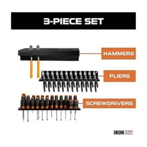 Iron Forge Tools Organizador de herramientas de mano de_5