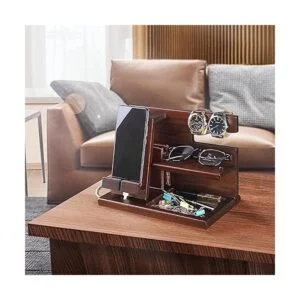 Estación de acoplamiento de teléfono de madera para_6