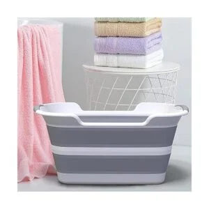 ddLUCK Bañera plegable multifuncional para mascotas con_4