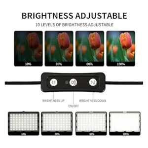 Kit de iluminación de video de fotografía luces LED de_3