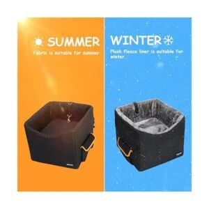 UNICITII Lookout Asiento elevador de coche para perros_5