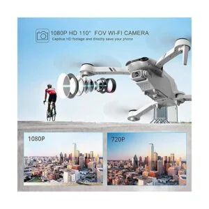 DRONEEYE Dron plegable 4DF10 con cámara 1080P para_2