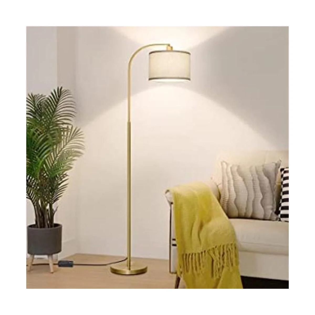 Boncoo Lámpara de pie LED totalmente regulable moderna_1