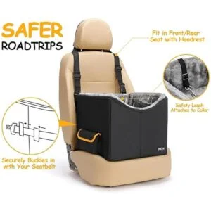 UNICITII Lookout Asiento elevador de coche para perros_4