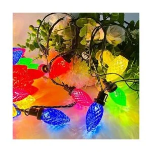 Paquete de 2 luces LED de Navidad conectables C9 100_2