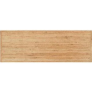 Hausattire Alfombra trenzada de yute tejida a mano 2 x 6_2