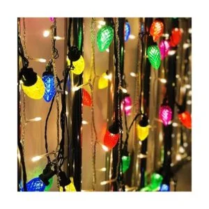 Paquete de 2 luces LED de Navidad conectables C9 100_4