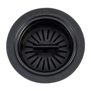 KONE Colador para fregadero de cocina color negro mate_4