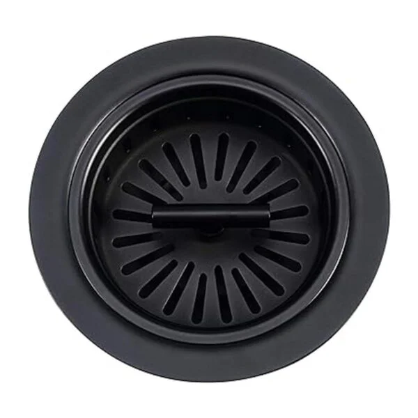 KONE Colador para fregadero de cocina color negro mate_4