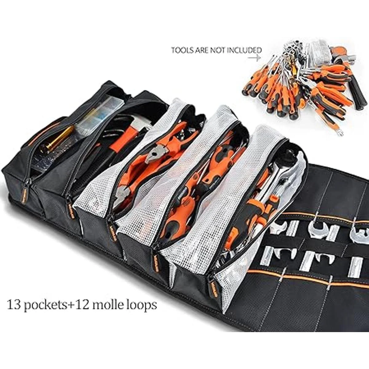 Rollo de herramientas para hombre bolsa enrollable de_2