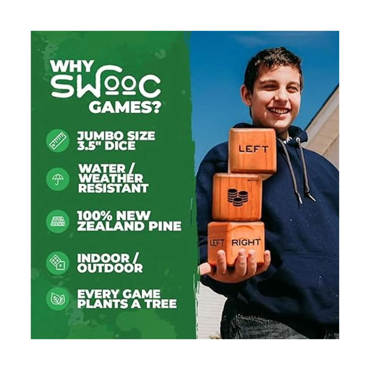 SWOOC Juegos Juego de dados gigante derecho central_2