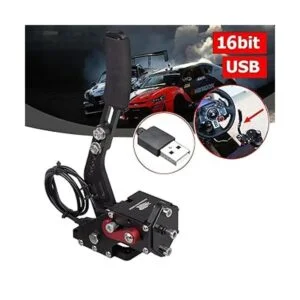 CNRAQR PC Racing Game USB Handbrake for 16Bit SIM for_4