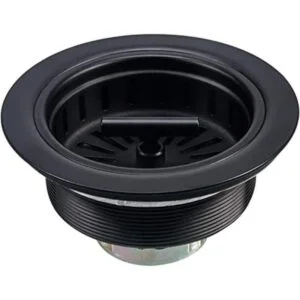 KONE Colador para fregadero de cocina color negro mate_1