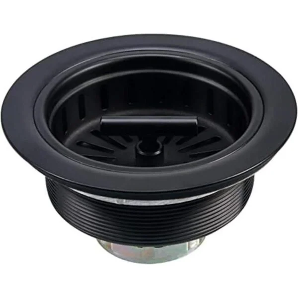 KONE Colador para fregadero de cocina color negro mate_1