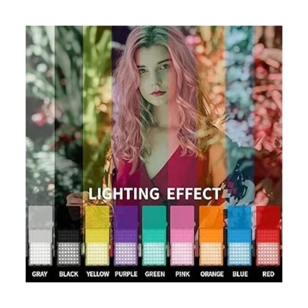 Kit de iluminación de video de fotografía luces LED de_2