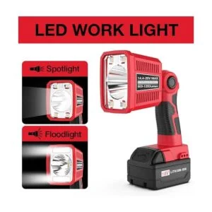 DTEZTECH Luz Milwaukee de 18 W alimentada por Milwaukee_2