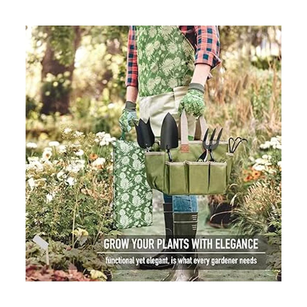 Colwelt Juego de herramientas de jardín 8 piezas_2