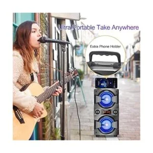 Altavoces Bluetooth de 60 W altavoz inalámbrico portátil_6