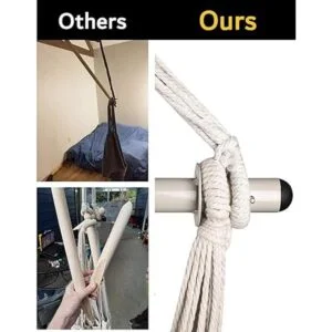 ADVOKAIR Silla tipo hamaca o columpio colgante para_3