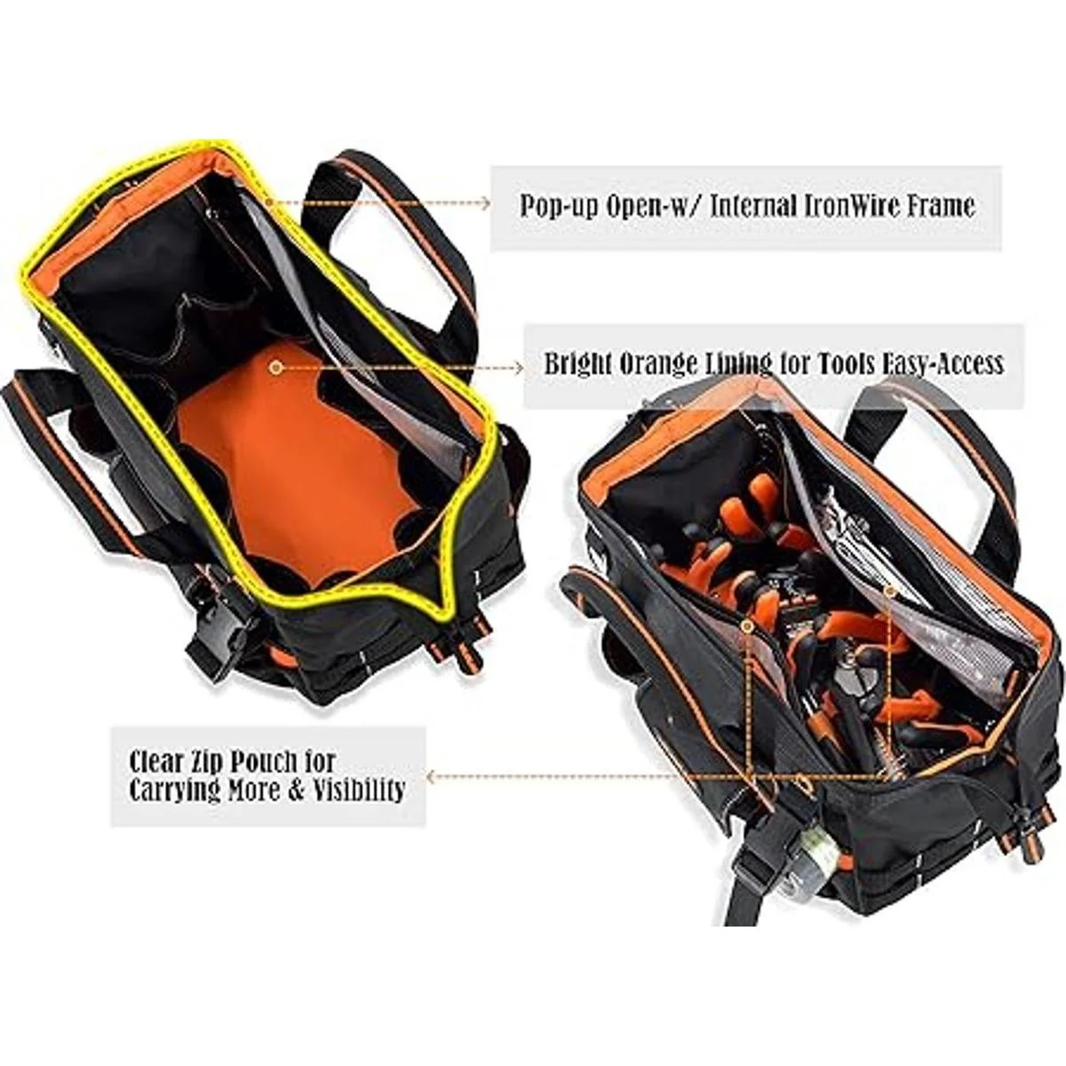 WELKINLAND Bolsa de herramientas pequeña de 13 pulgadas_4