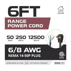 Cable de rango de 4 puntas 6 pies cable de alimentación_2