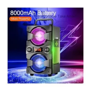 Altavoces Bluetooth de 60 W altavoz inalámbrico portátil_5