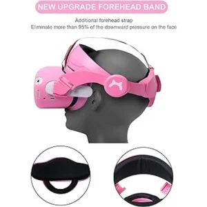 VR Head Strap for Oculus Quest 2 Accessories with Silicone_2