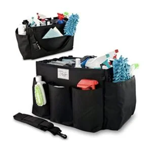 Organizador profesional de limpieza con asa XL correas de_1
