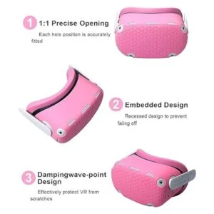 VR Head Strap for Oculus Quest 2 Accessories with Silicone_5